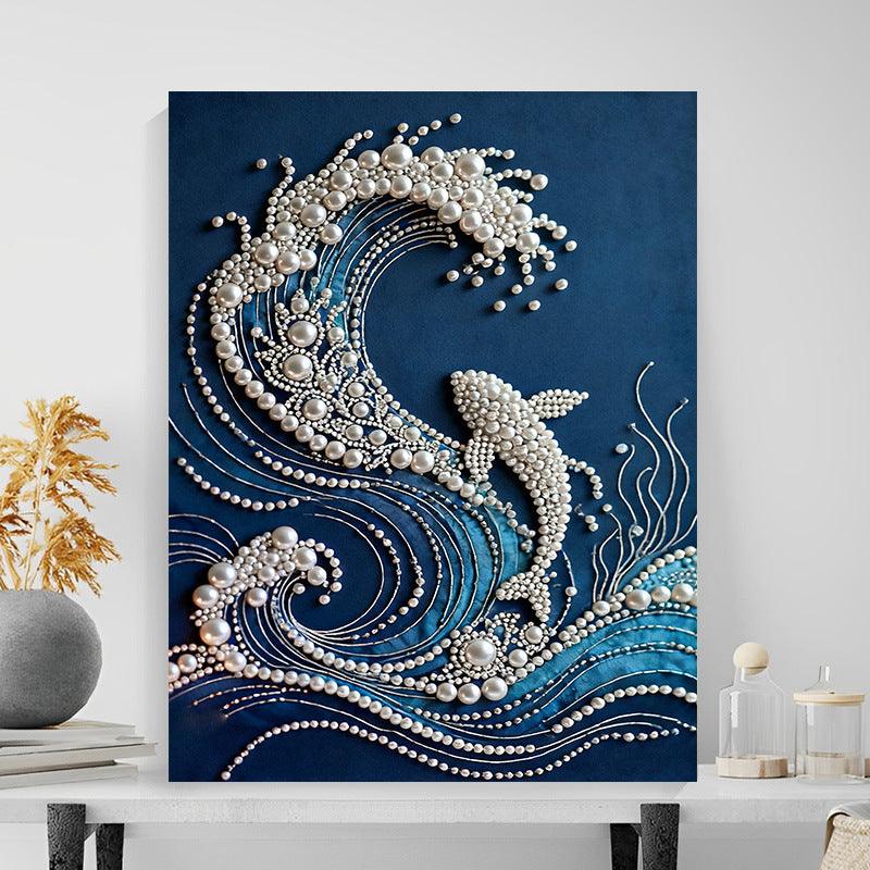 Laxrue "- Fish swimming in the waves