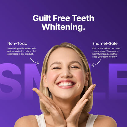 V34 Teeth Whitening Strips – Colour Correcting PAP+ Formula