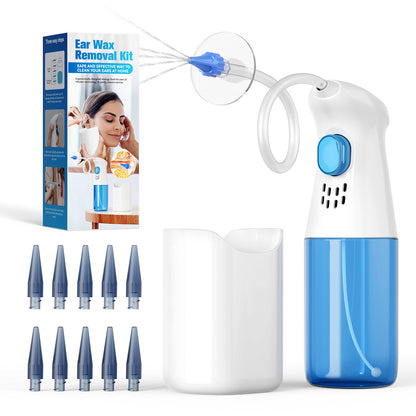 Home Ear Cleaning Tool — Manual Push-Button Design
