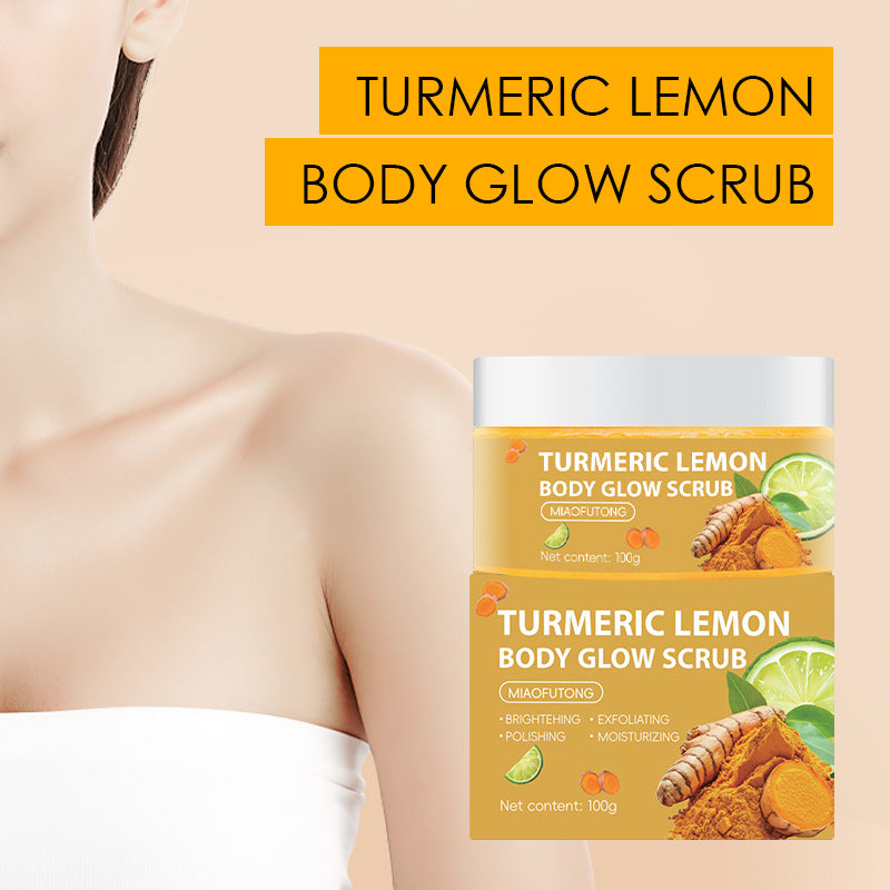 Laxrue“Turmeric exfoliating and oil-controlling lemon body scrub