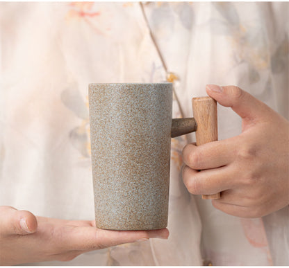Laxrue“220ml Vintage Ceramic Kiln-Fired Coffee Mug