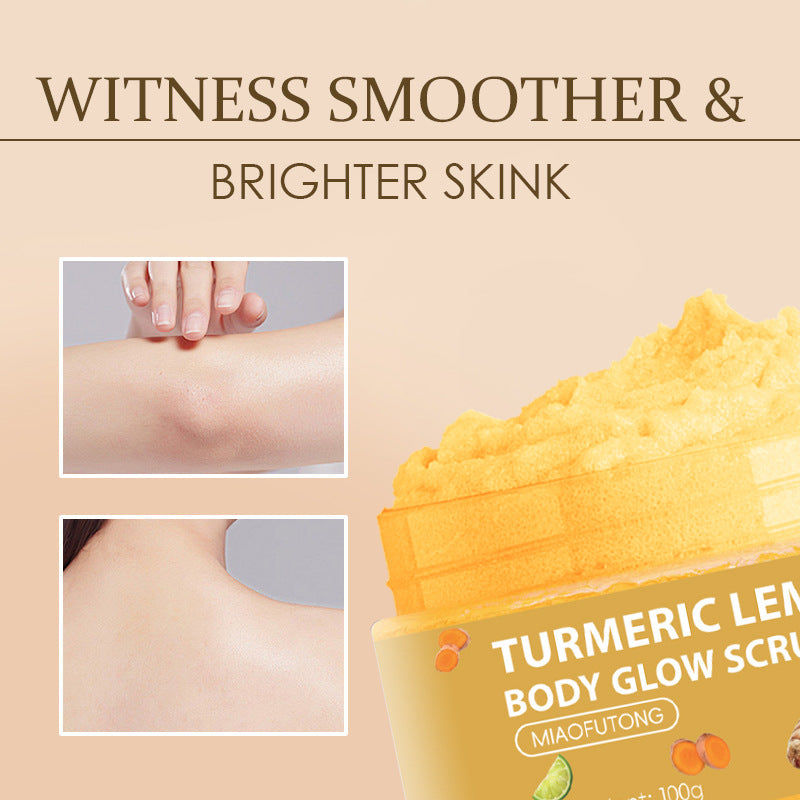Laxrue“Turmeric exfoliating and oil-controlling lemon body scrub