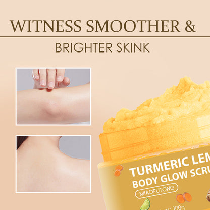 Laxrue“Turmeric exfoliating and oil-controlling lemon body scrub