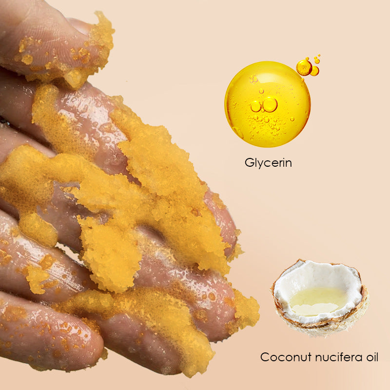 Laxrue“Turmeric exfoliating and oil-controlling lemon body scrub