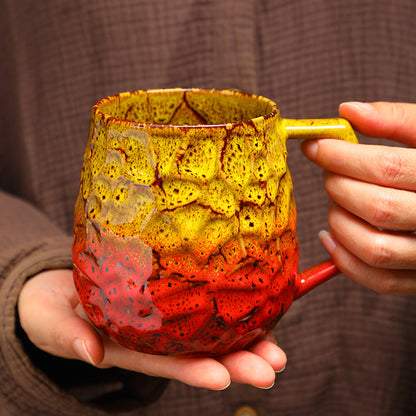 Laxrue“550ml Vintage Ceramic Kiln-Fired Coffee Mug
