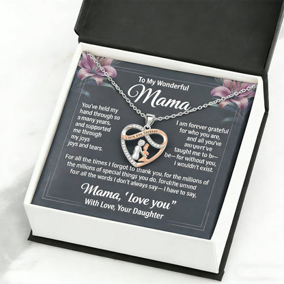 Love Without Limits Mother's Day Eternal Union Symbol Necklace