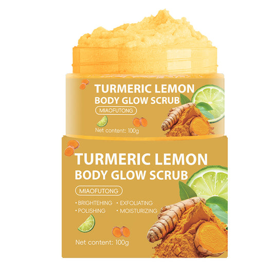 Laxrue“Turmeric exfoliating and oil-controlling lemon body scrub