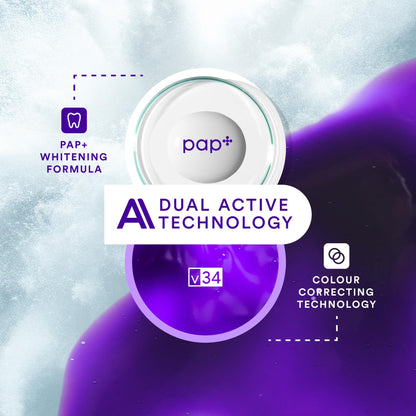 V34Purple Teeth Whitening Strips – Colour Correcting Stain Care