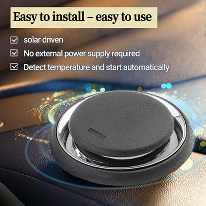 Laxrue”Solar Powered Car Deicer, Electromagnetic Windshield Ice Melter for Winter Vehicle Maintenance
