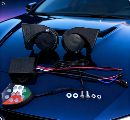 Laxrue“12V/24V Car/Truck Air Horn Controller Control Unit, lightweight, replacement part, vehicle accessory, 10 sound effects.