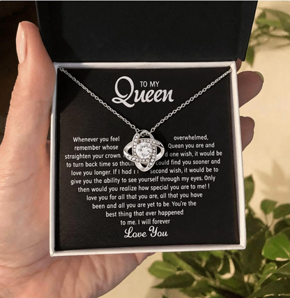 To my Queen – Love Heart Necklace（Eternal Necklace）