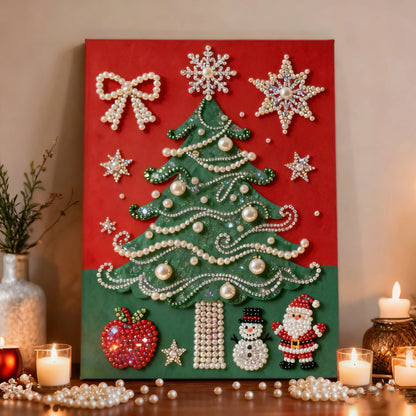 Laxrue "Pearl and Diamond Artworks - Merry Christmas"