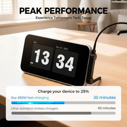 Laxro” An invisible stand and charging cable in one device.