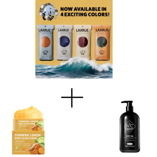 Laxrue™japan Peeling-Duschhandtuch mit antibakterieller Wirkung