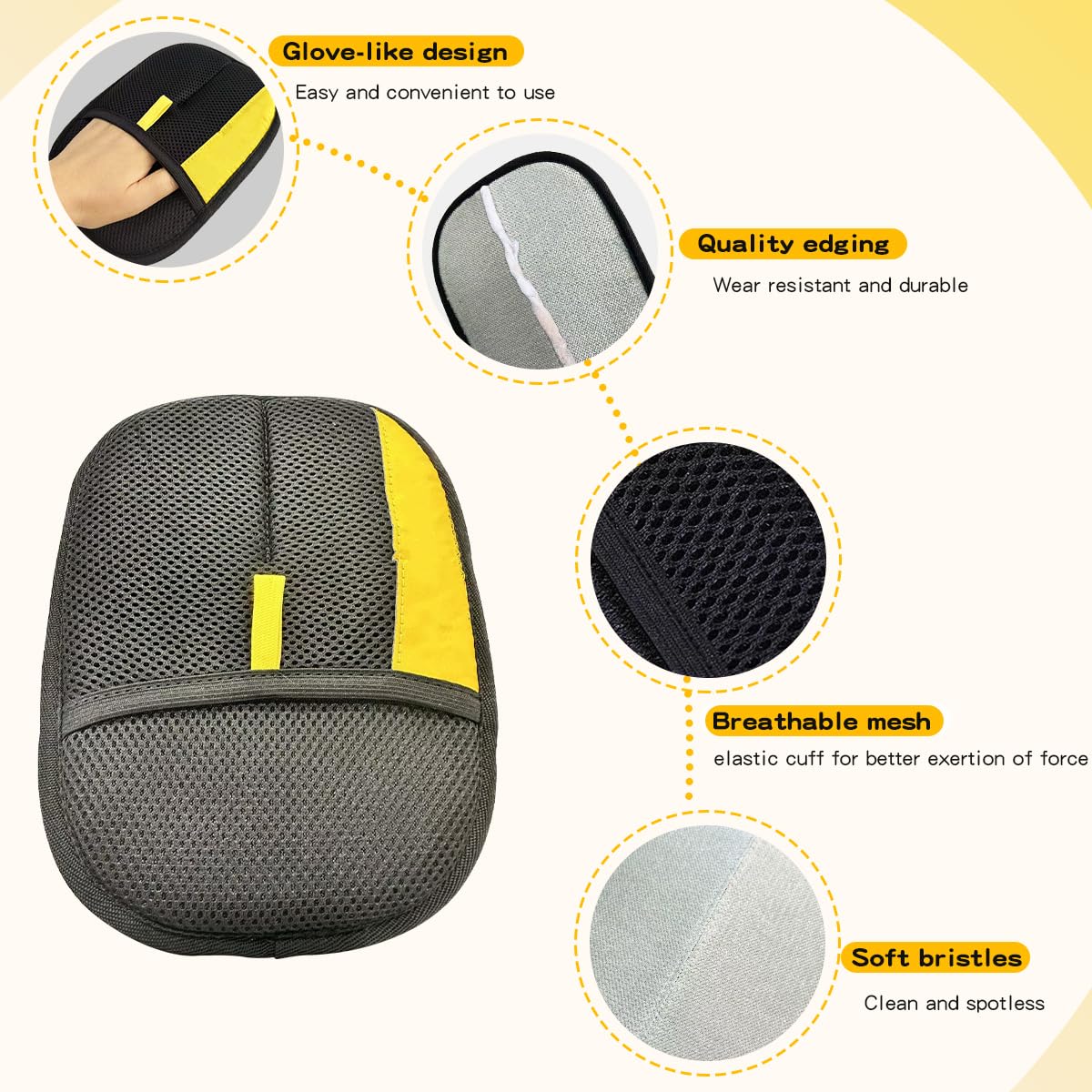 Laxrue“Hair removal gloves, electrostatic hair removal gloves