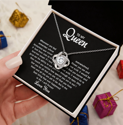 To my Queen – Love Heart Necklace（Eternal Necklace）