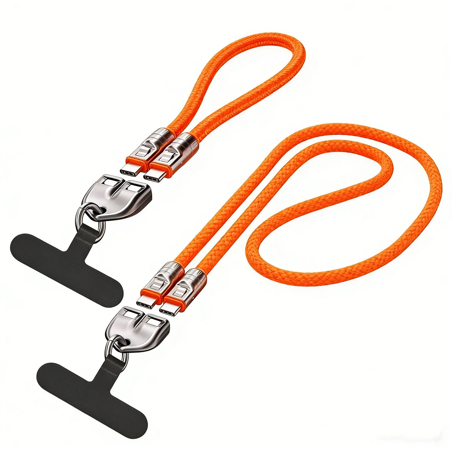 Laxrue“2-in-1 wristband/neckband fast charging cable