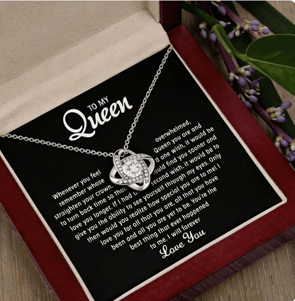 To my Queen – Love Heart Necklace（Eternal Necklace）