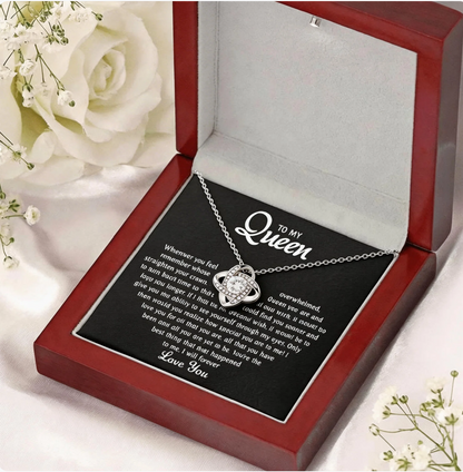 To my Queen – Love Heart Necklace（Eternal Necklace）
