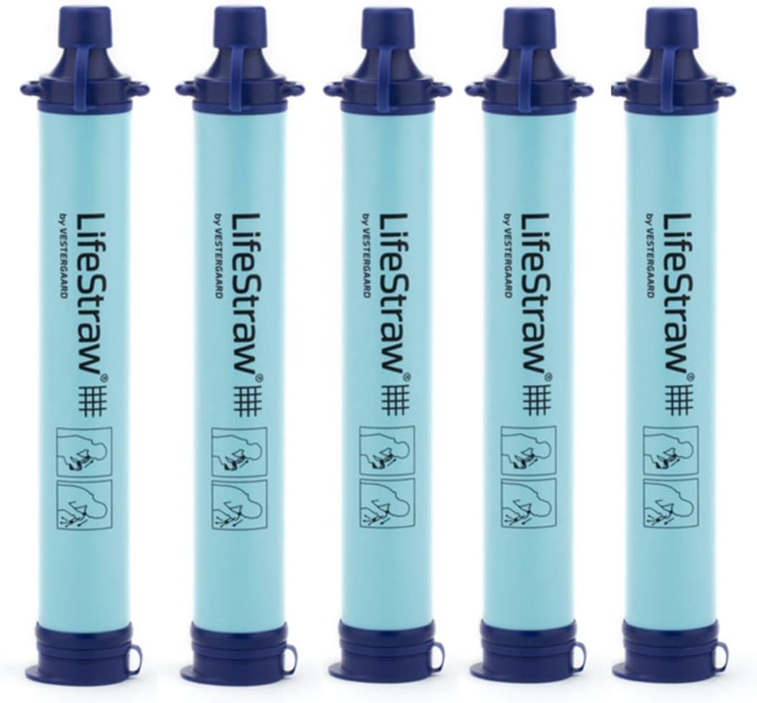 Personal Water Filter Straw for Hiking, Camping & Travel