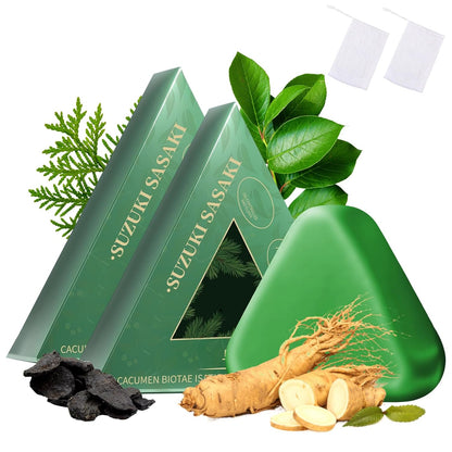 Laxrue“ traditional handmade natural herbal shampoo bars, unisex.