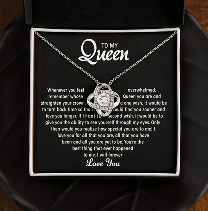 To my Queen – Love Heart Necklace（Eternal Necklace）
