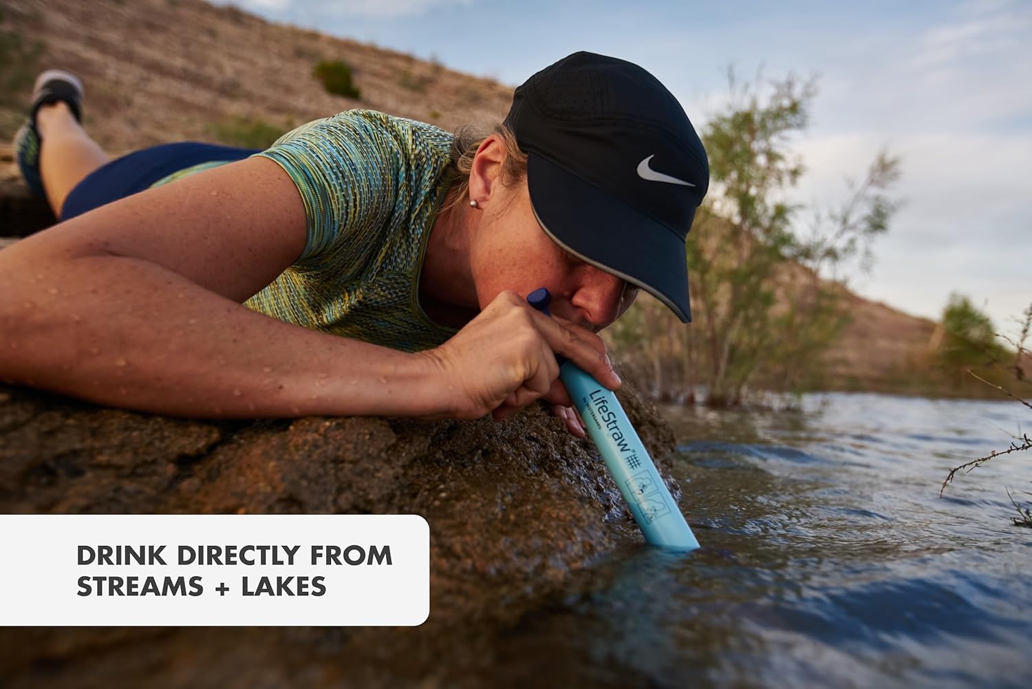 Personal Water Filter Straw for Hiking, Camping & Travel