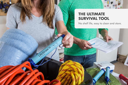 Personal Water Filter Straw for Hiking, Camping & Travel