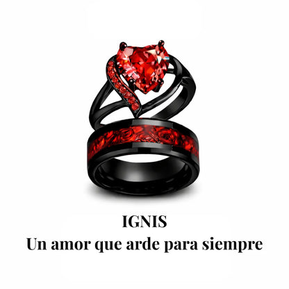 Laxrue“Dark romantic style is all like this — couple rings