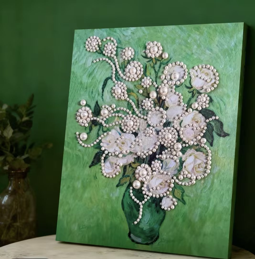 Laxrue "Green Fields and White Roses