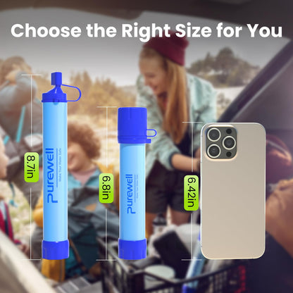 Personal Water Filter Straw – 0.01 Micron Portable Purifier