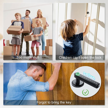 Laxrue“Fingerprint door lock, smart door lock with keypad, keyless entry door lock.
