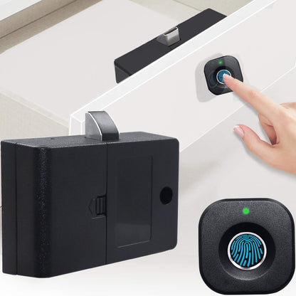 Laxrue“5pcsFingerprint cabinet lock, smart keyless hidden file drawer and wardrobe.