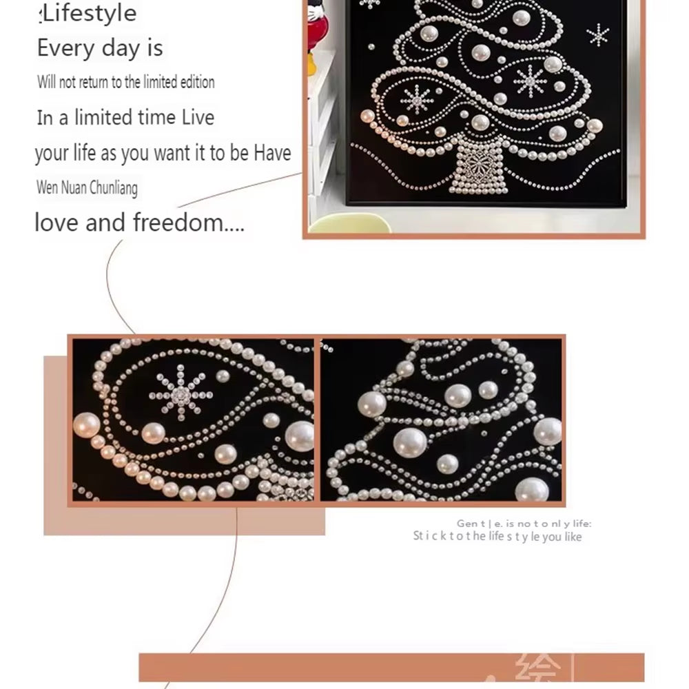 Laxrue "Pearl and Diamond Artworks - Snowflake Christmas"