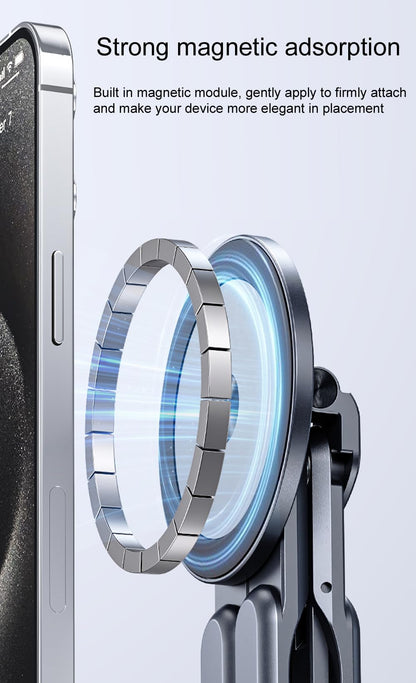 Laxrue”This multi-functional portable magnetic stand is made of aluminum alloy and is suitable for travel, office, and leisure use.