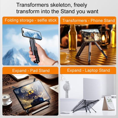 Laxrue”This multi-functional portable magnetic stand is made of aluminum alloy and is suitable for travel, office, and leisure use.