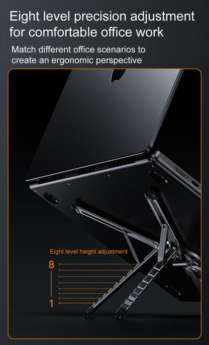 Laxrue”This multi-functional portable magnetic stand is made of aluminum alloy and is suitable for travel, office, and leisure use.