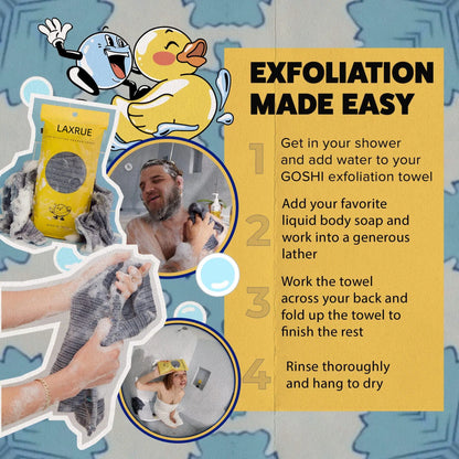 Laxrue™japanExfoliating Body Towels