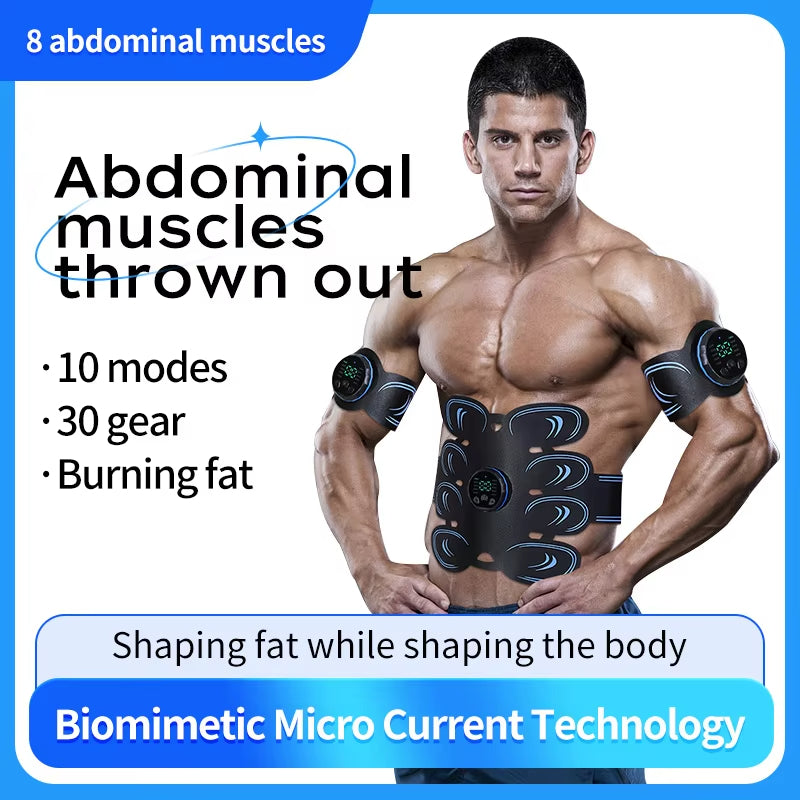 Laxrue“Abdominal muscle stimulator exercise equipment, suitable for abdomen/arms/legs