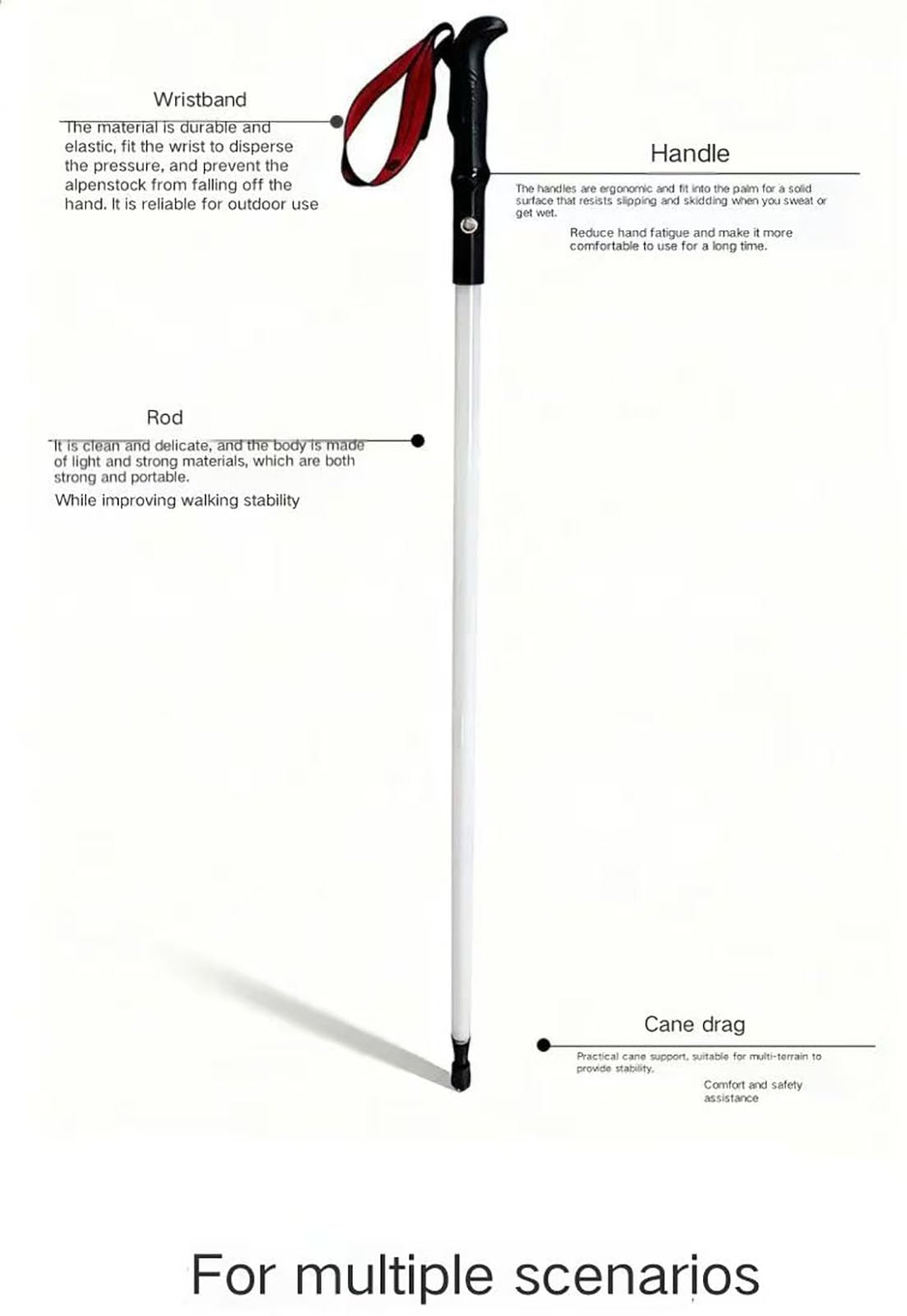 Laxrue™Professional night hiking gear, equipped with a 360° soft spot.