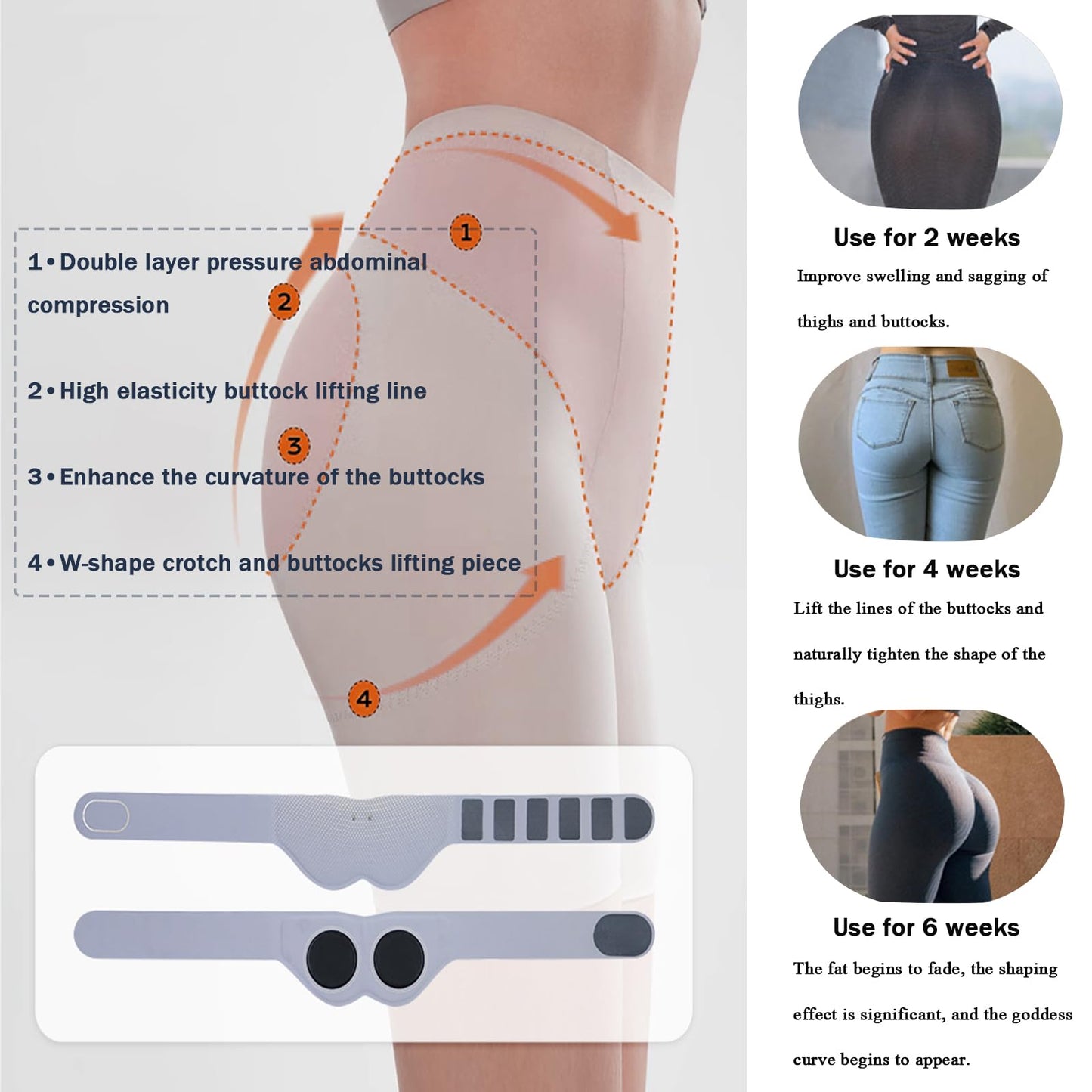 Laxrue“Smart glute trainer, wearable butt lifter with 10 modes