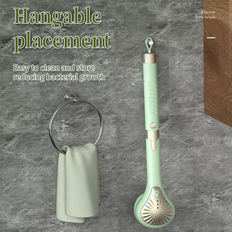 Body Scrubber Bath Brush, Electric Body Brush for Shower Back Scrubber