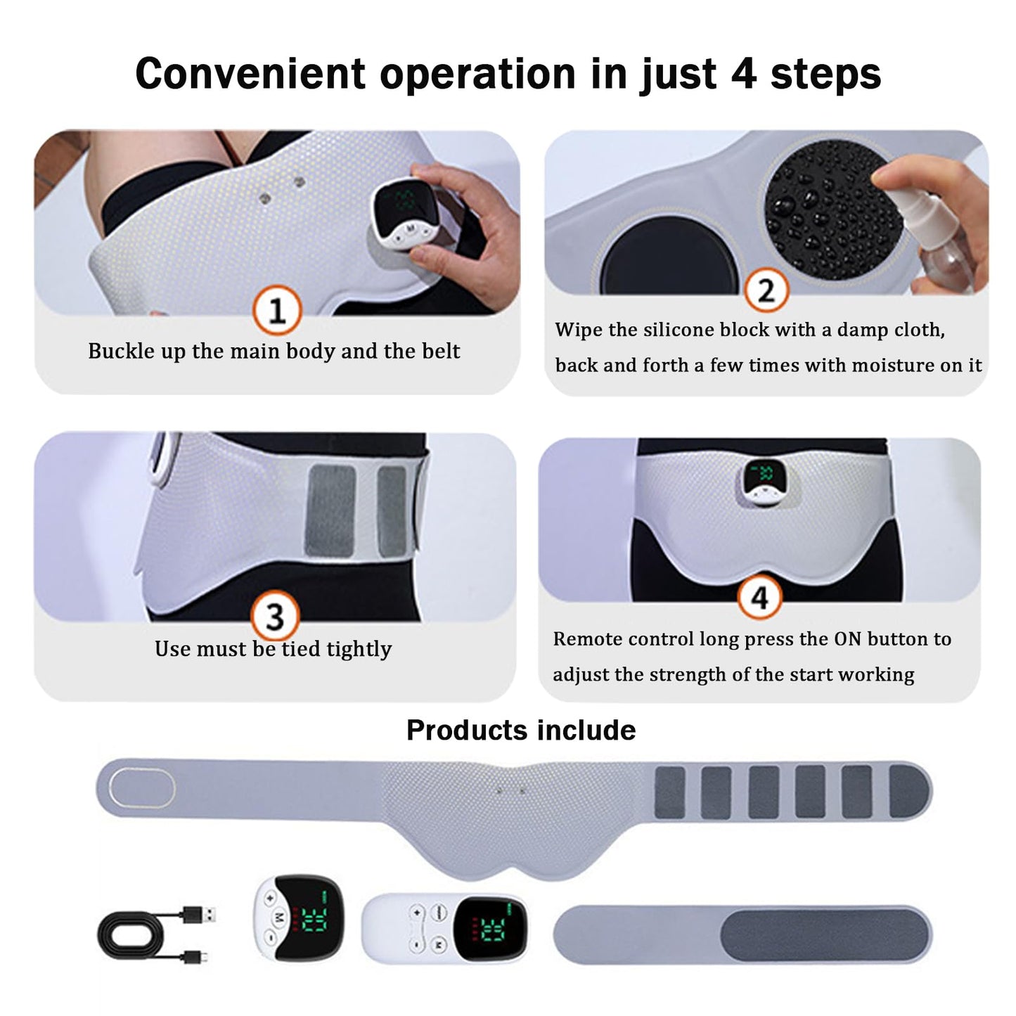 Laxrue“Smart glute trainer, wearable butt lifter with 10 modes
