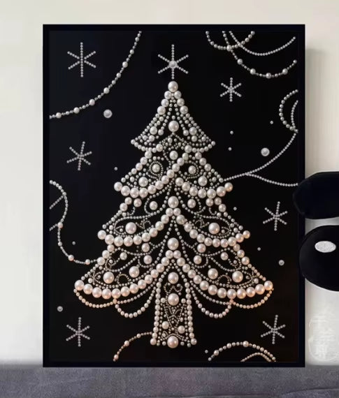 Laxrue "Pearl and Diamond Artworks - Snowflake Christmas"