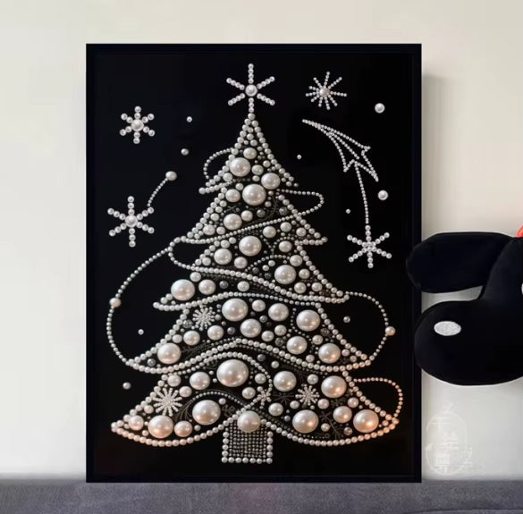 Laxrue "Christmas Pearl and Diamond Sticker Photo Frame