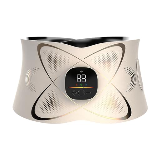Laxrue“Electric Abdominal Pulse Massager - Abdominal Muscle Shaper with Heating Function, Relieves Pain
