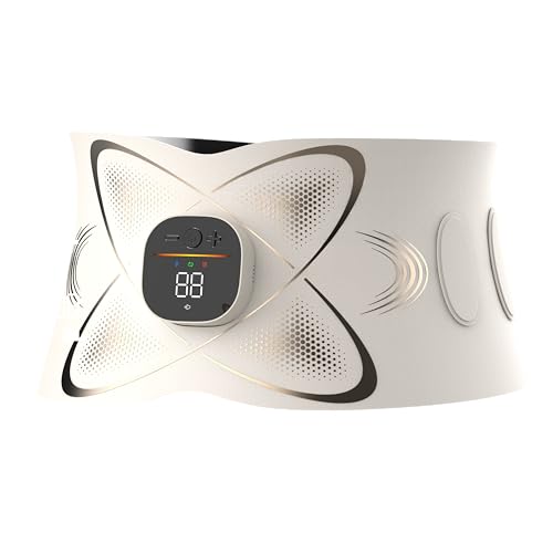 Laxrue“Electric Abdominal Pulse Massager - Abdominal Muscle Shaper with Heating Function, Relieves Pain