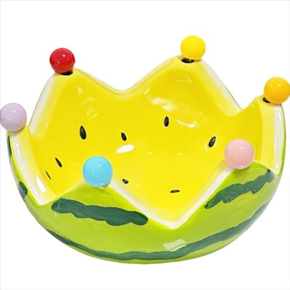 Laxrue“Creative ceramic watermelon-shaped plate