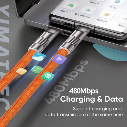 Laxrue“2-in-1 wristband/neckband fast charging cable