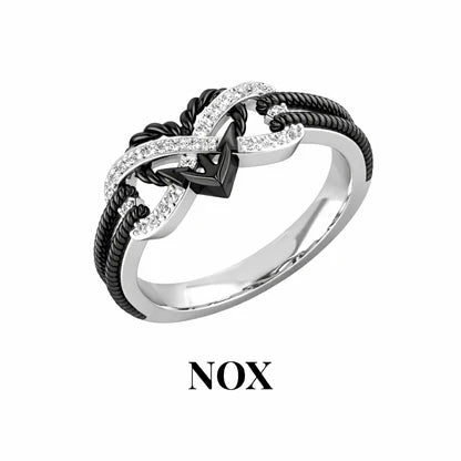 Laxrue“Dark romantic style is all like this — couple rings